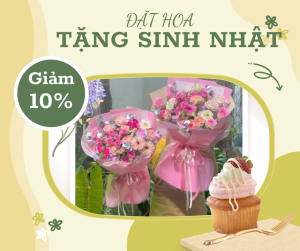 Đặt bó hoa sinh nhật đẹp tại VSIP1 – Việt Sing tại Hoa Tươi Nguyễn Gia