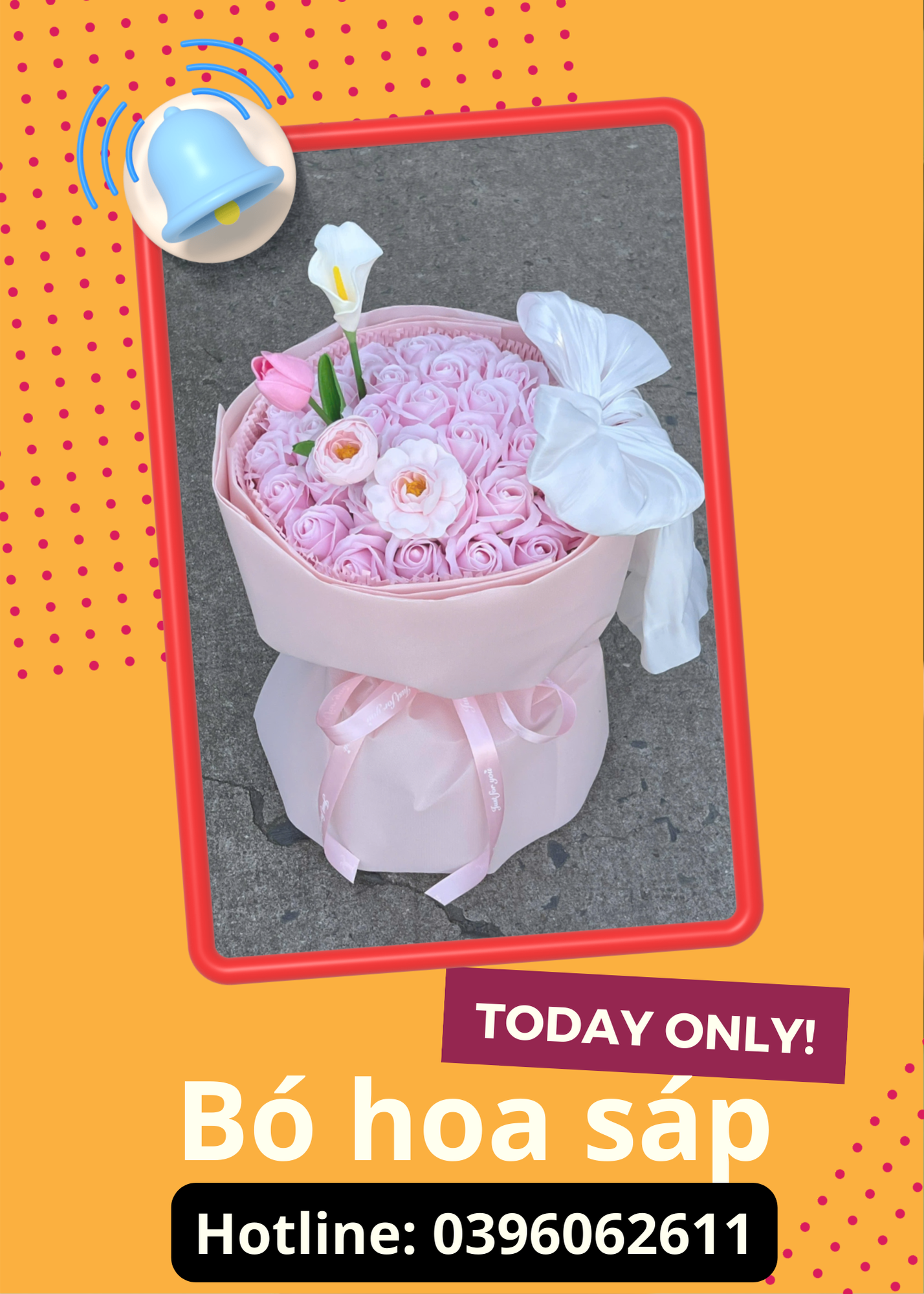 Hoa sáp tặng người thương tại Bình Dương