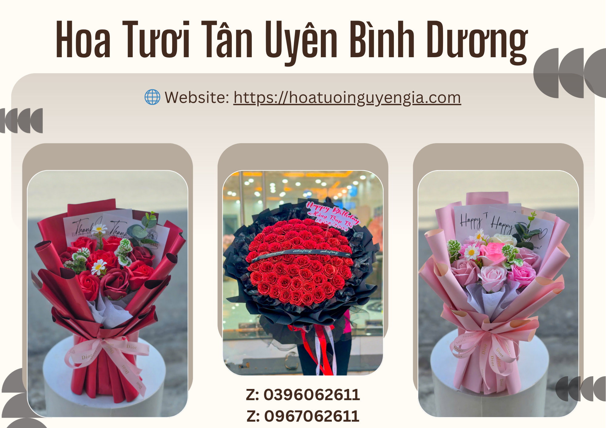 Đặt hoa sáp online tại tân uyên
