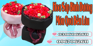 Hoa Sáp Bình Dương – Món Quà Bền Lâu, Thẩm Mỹ & Sang Trọng Dành Cho Người Bạn Trân Quý