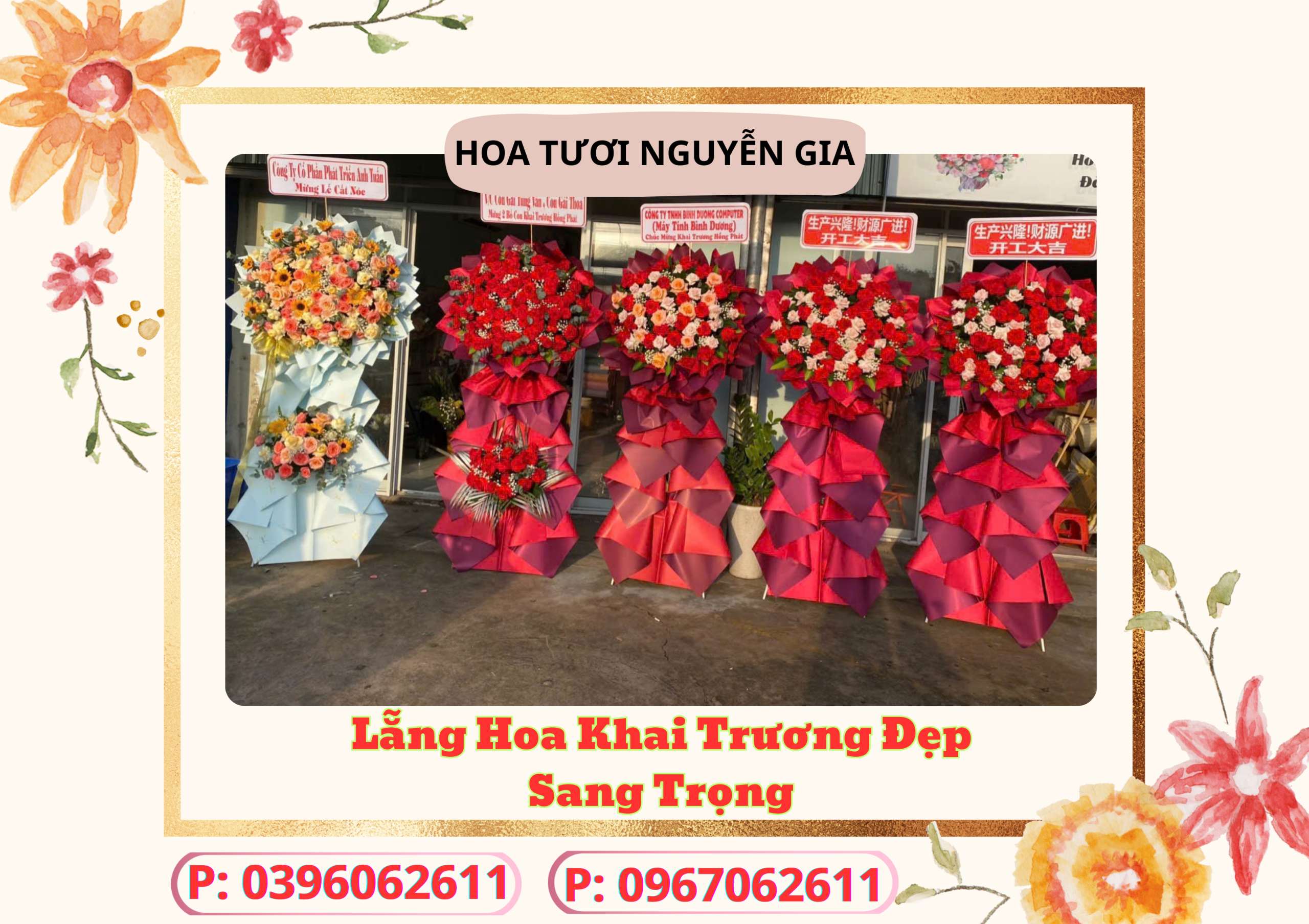 Hoa Khai Trương , Kết Nối Đối Tác, Thắt Chặt Quan Hệ Làm Ăn