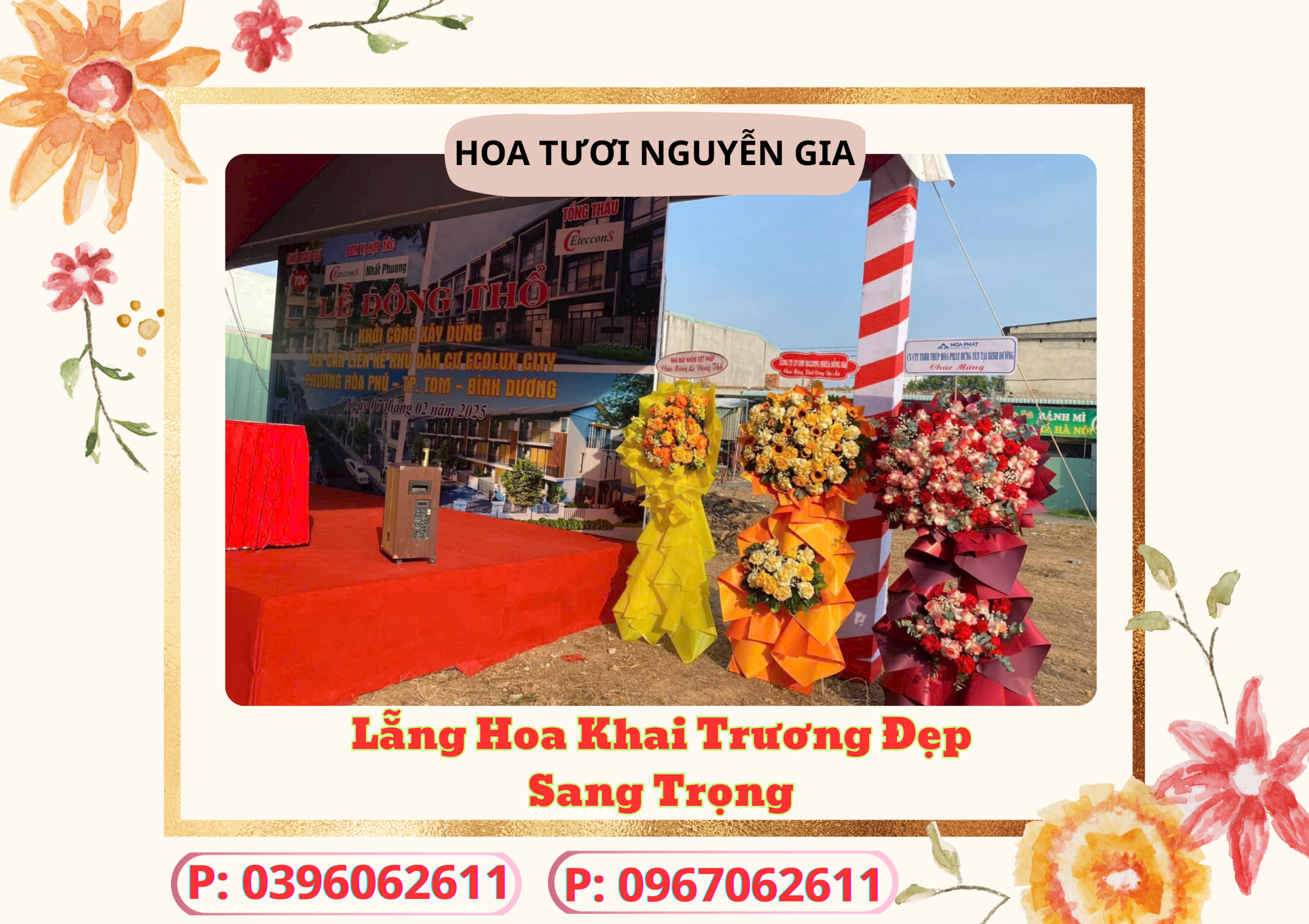 Hoa mừng Khai Trương Cũng Là Lời Chúc Đẹp Gửi Đến Người Thân Bạn Bè