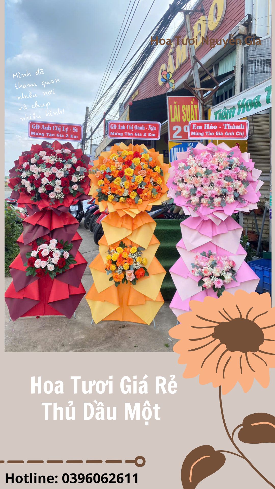 Hoa tươi giá rẻ, phù hợp nhiều ngân sách