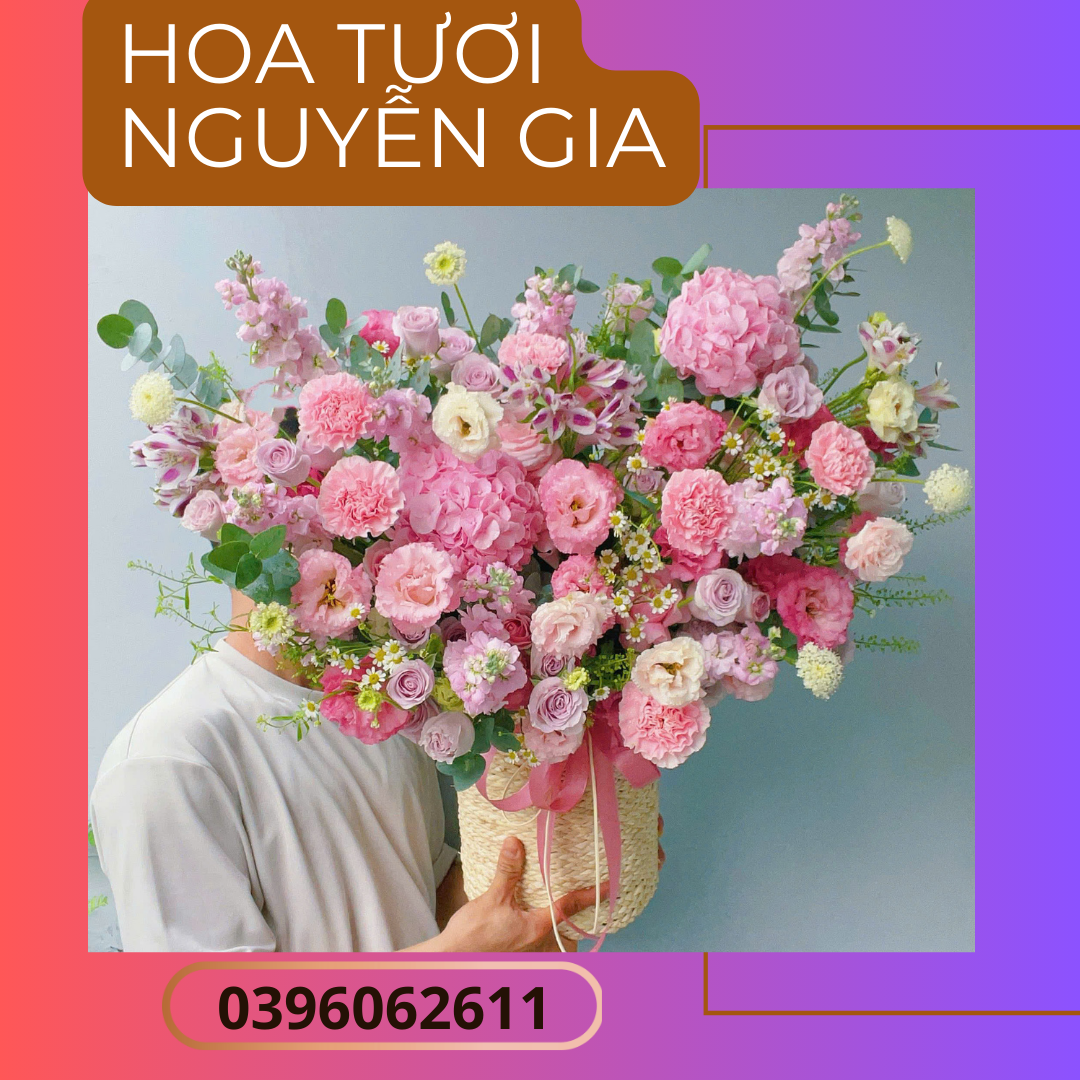 Mẫu hoa tươi đẹp tại tiệm hoa tươi CN thuận giao