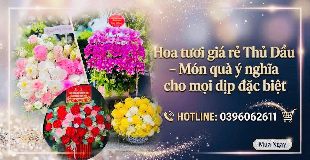 Hoa Tươi Giá Rẻ Thủ Dầu Một - Free Ship 60P