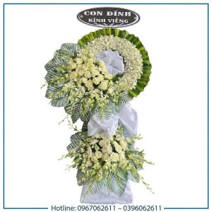 Lẵng Hoa Kính Viếng Chú