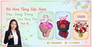 Bó Hoa Tặng Sếp Nam Đẹp, Sang Trọng – Gợi Ý Quà Tặng Tinh Tế