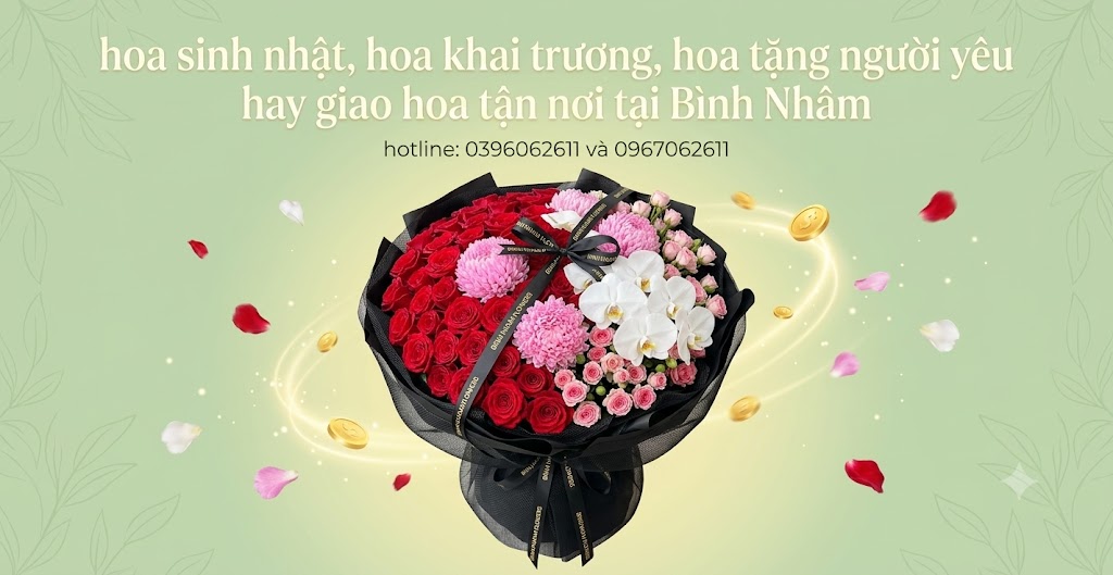 Hoa sinh nhật, hoa khai trương, hoa tặng người yêu hay giao hoa tận nơi tại Bình Nhâm